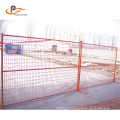 Outdoor Silver Painted Removable Concrete Temporary Fence